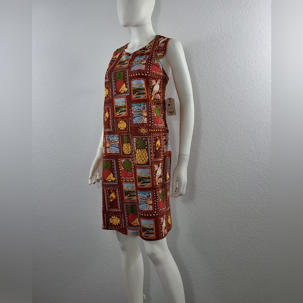 St. John's Bay Tropical Mini Dress